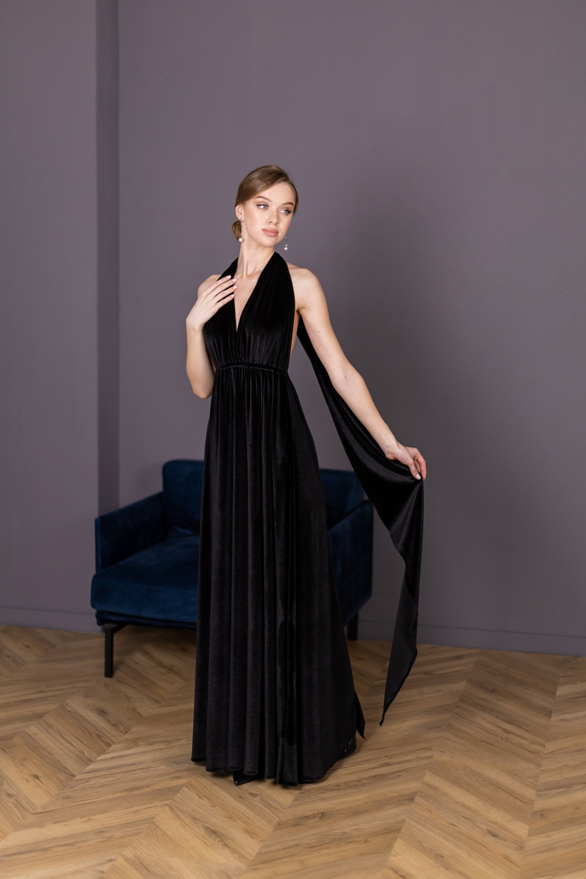 etsy velvet bridesmaid dress Modest Velvet Bridesmaid Dresses Cap Sleeves