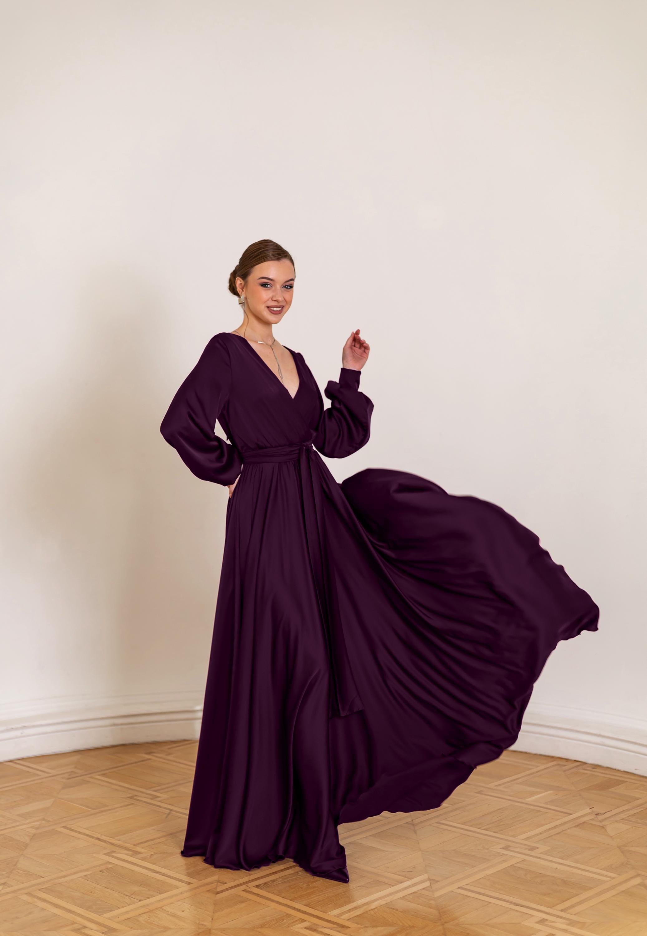 Unique Bridesmaid Dresses Plum - Etsy
