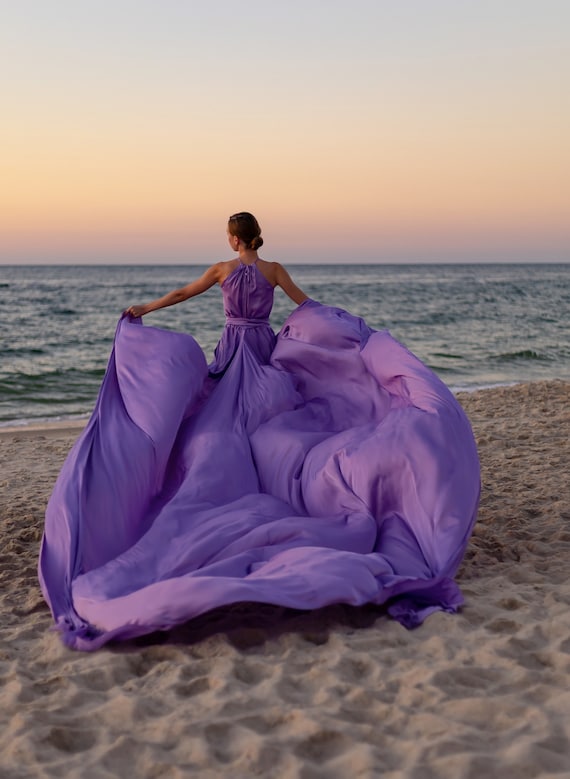 long flowy dress for engagement photos Flying Santorini Flying dress dress photoshoot Flying dress Infinity dress photoshoot dress Flying gown summer engagement photo dresses