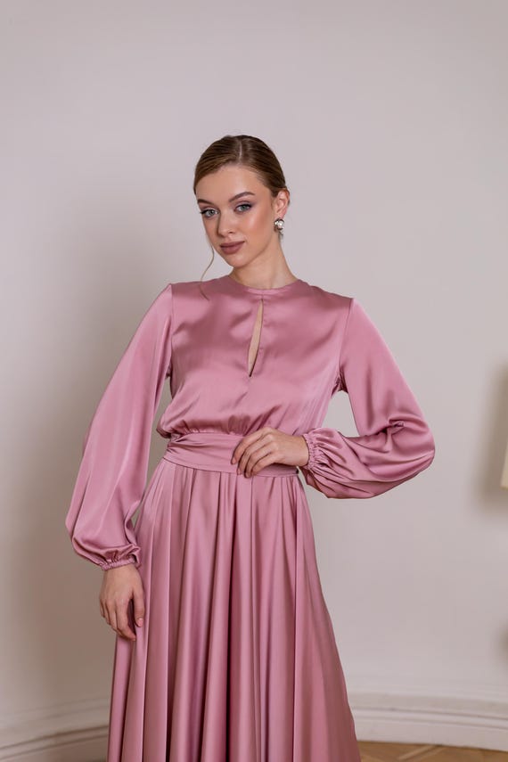 chinese dress ladies Ever-Pretty Plus Size Glitter V-Neck Pleated Long Sleeve Midi Sequin Dress Vestido Con Lentejuelas main image 0