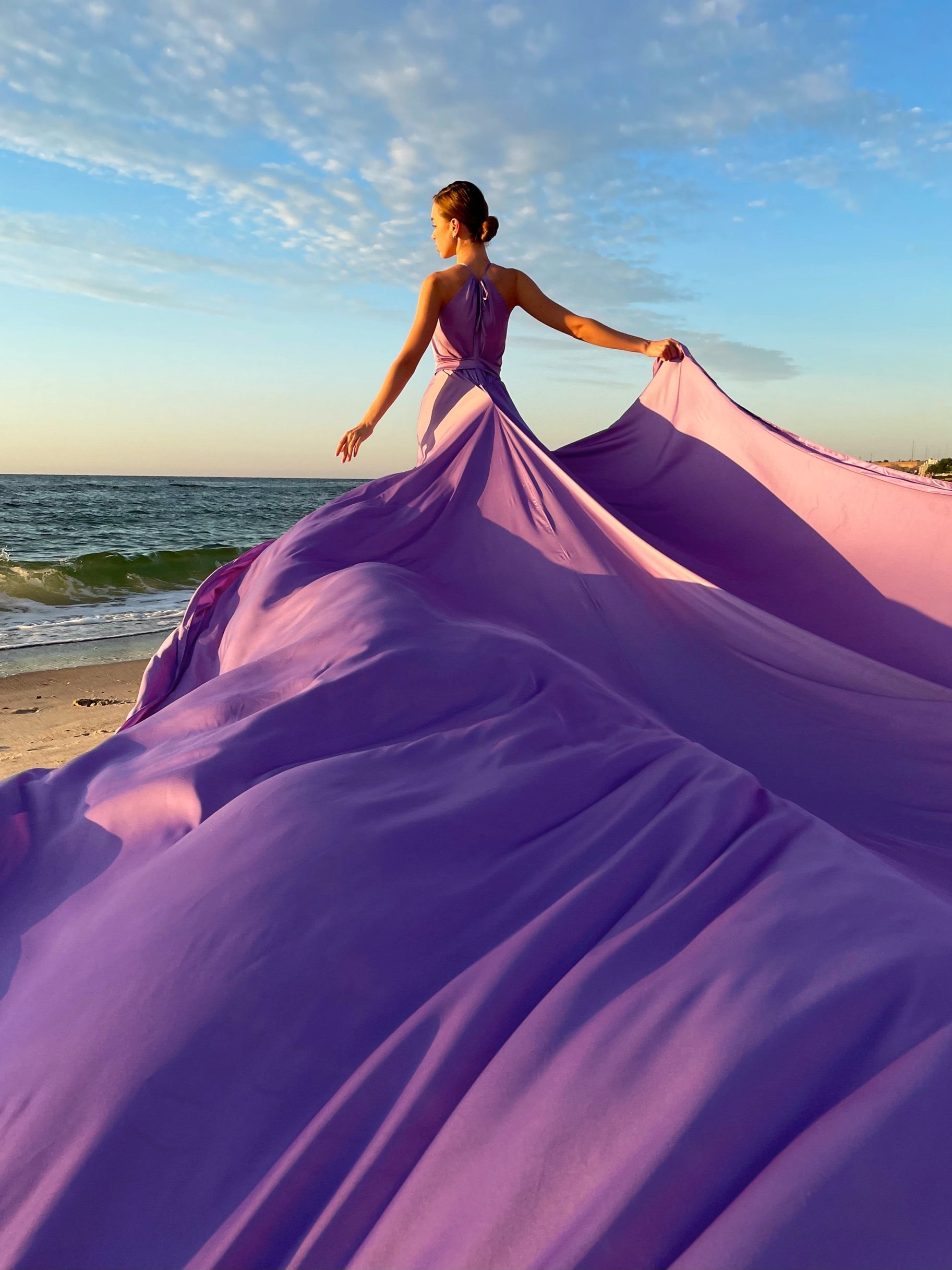 flowy dress for photoshoot Vienna Gown