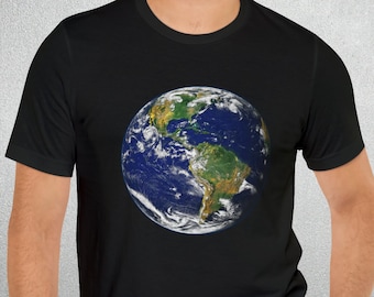 Earth T-Shirt: Unisex Soft Cotton Planet Tee
