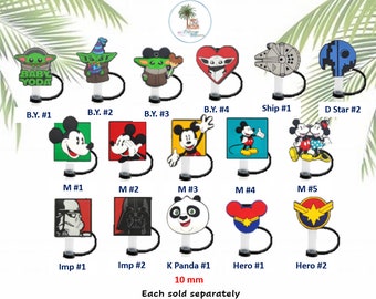 Straw Topper - Characters #4 (10mm)