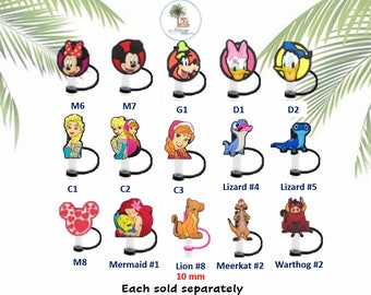 Straw Topper - Characters #3 (10mm)