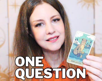 Lectura de Tarot con una sola pregunta / Lectura rápida, detallada y precisa el mismo día