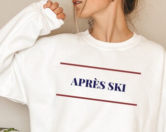 Apres Ski Sweatshirt: Unisex Winter Sport Sweater