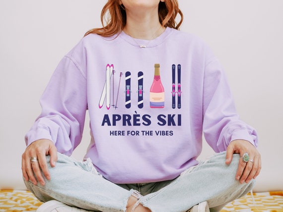Après Ski Sweatshirt: Comfort Colors® Winter Ski Trip Sweater