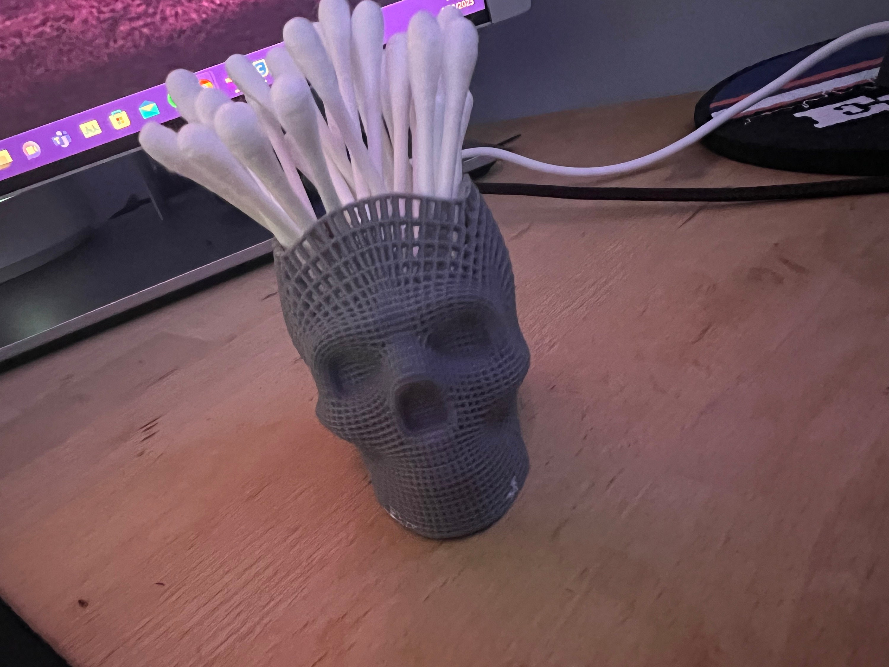 3D Printed Hollow Skull - Etsy