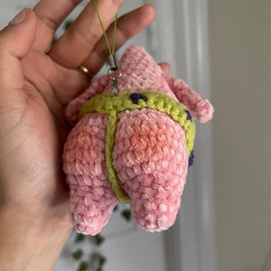 Handmade Sponge Friend - Crochet Wedgie Starfish Amigurumi