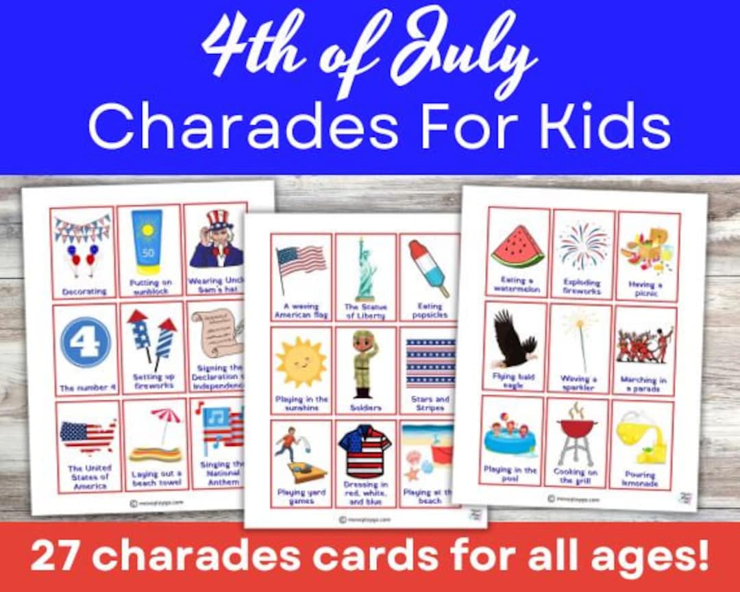 4th of july charades