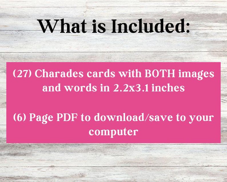 Valentine's Day Charades for Kids / Classroom Valentine's / Galentine's ...