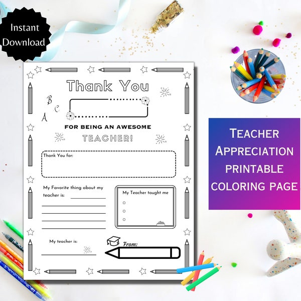 Teacher Appreciation Week - Etsy