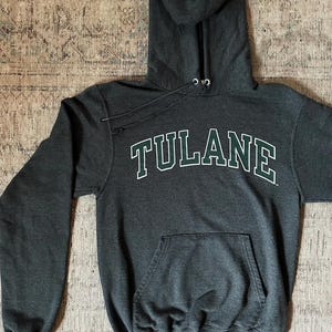 Tulane University Champion Eco Fleece Hoodie Size Small