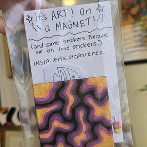 Handmade magnets, Unique refrigerator magnets, Fun fridge magnets, Artistic magnets, Creative gifts, Unique gifts, Surprise art Bild 7
