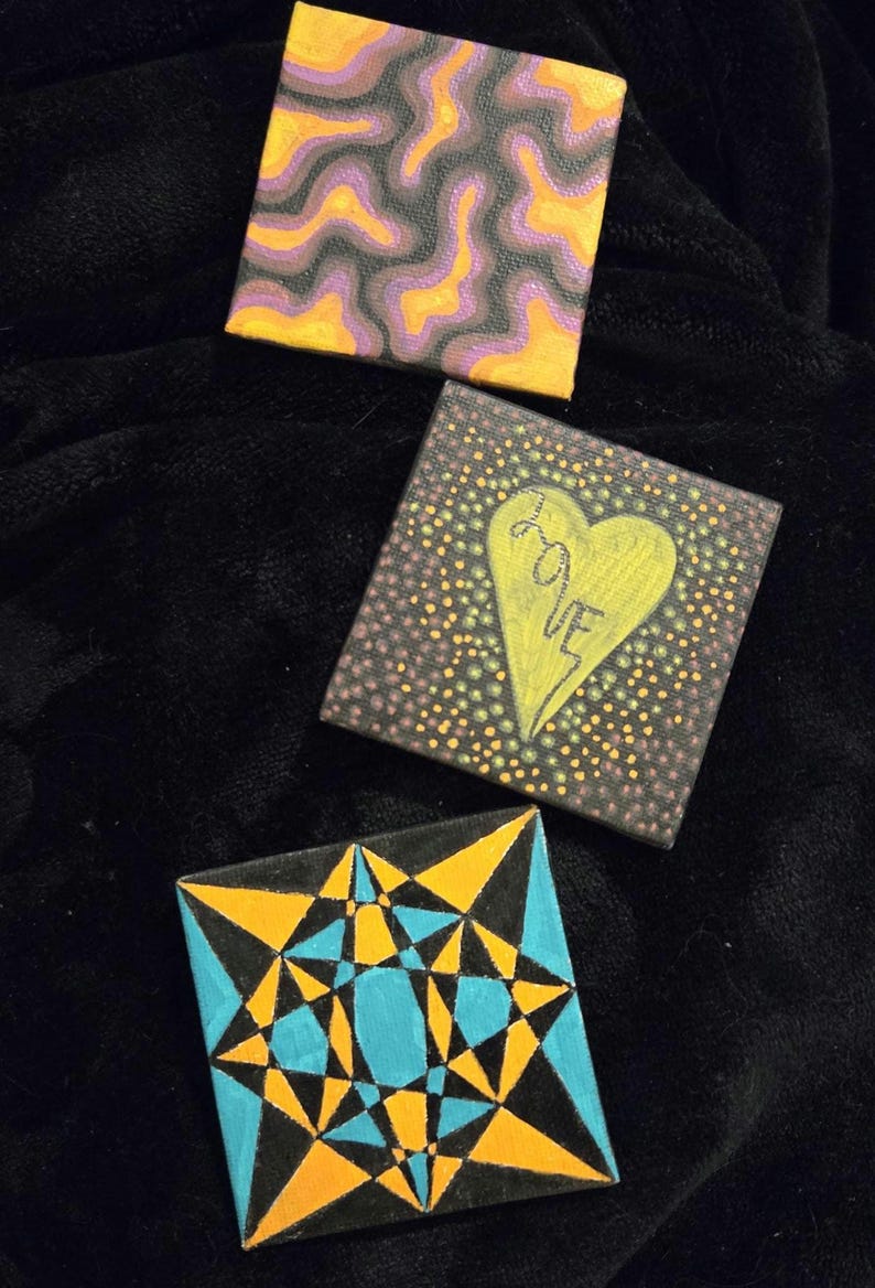 Handmade magnets, Unique refrigerator magnets, Fun fridge magnets, Artistic magnets, Creative gifts, Unique gifts, Surprise art Bild 6