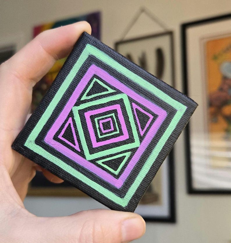 Handmade magnets, Unique refrigerator magnets, Fun fridge magnets, Artistic magnets, Creative gifts, Unique gifts, Surprise art Bild 9