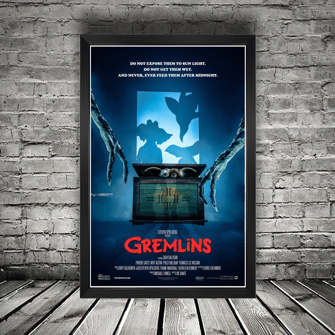 Gremlins 1984 Movie Posters Phoebe Cates Corey Feldman Horror Comedy