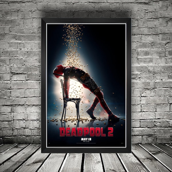 Deadpool 2 (2018) Movie Posters | Film Poster | Home Decor | House Warming Gift | Game Room Poster | Marvel Superhero Poster | Ryan Reynolds
