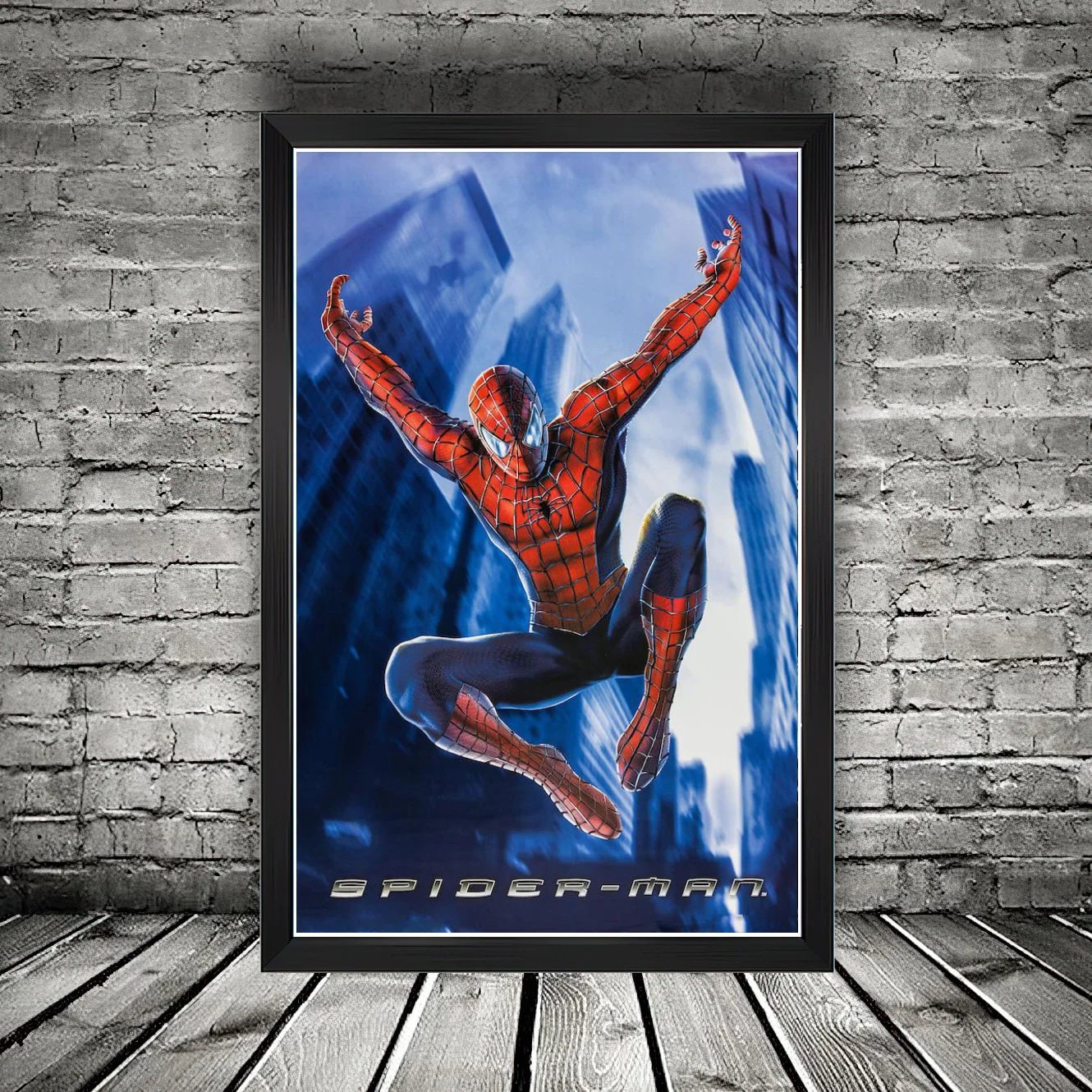 Tableau décoratif 90 x 65 cm Tableau Film SpiderMan Poster Film