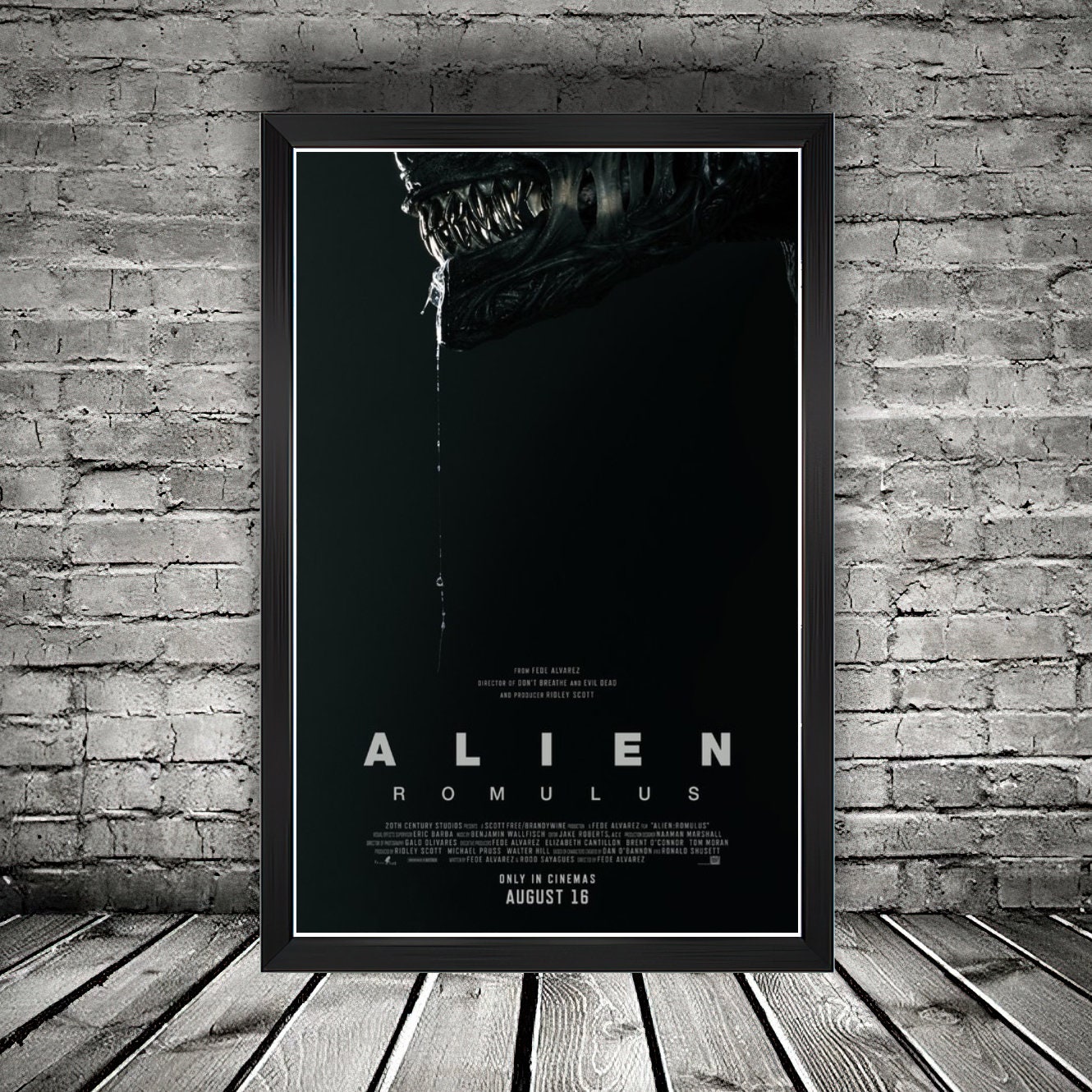 Alien: Romulus 2024 Movie Posters Horror Thriller Sci-fi Poster Cailee