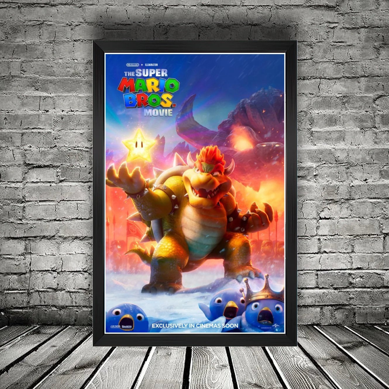 Poster princesse Peach, jeu vidéo Super Mario - Affiche déco