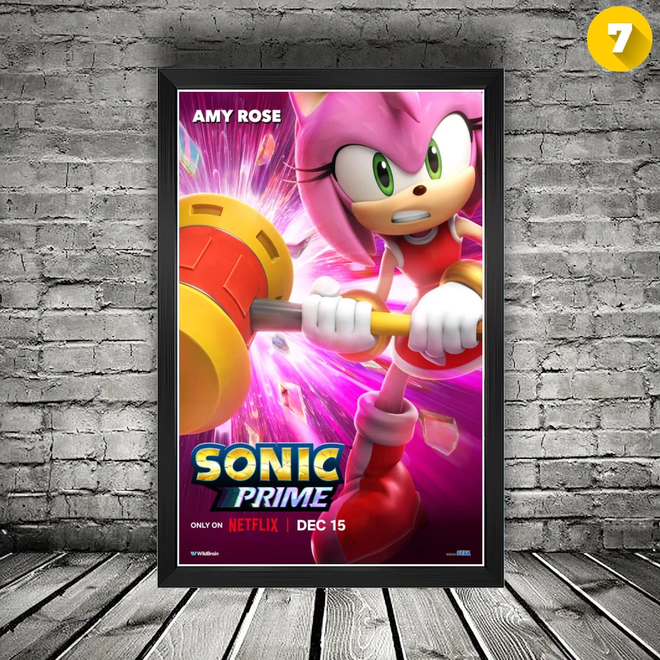 Sonic Prime 2022 TV Series Posters Sonic the Hedgehog Wall Art Scifi