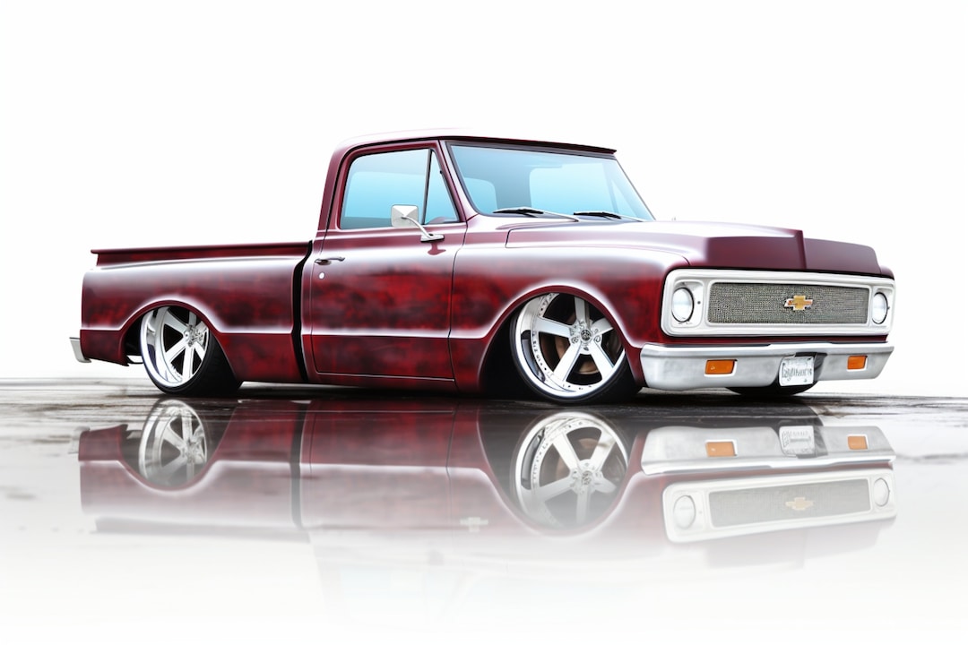 1970 Chevy C10 SVG PNG, Vintage Pickup Truck Clipart, Classic Chevrolet ...