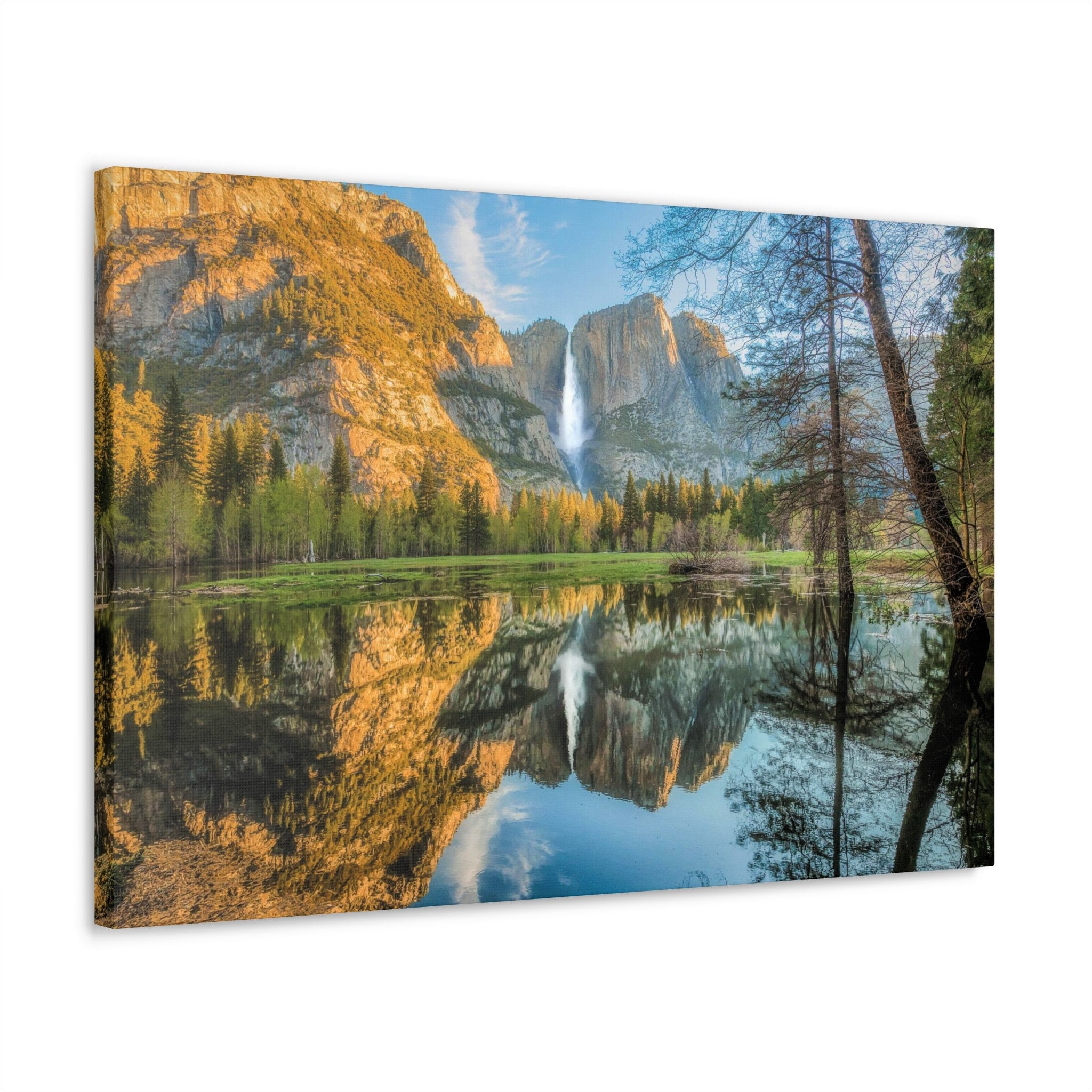 Yosemite Print, Framed Poster, Reflection Photography, National Park
