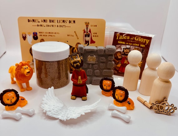 Daniel and the Lions' Den Sensory Kit: Bible Story Lesson - Etsy
