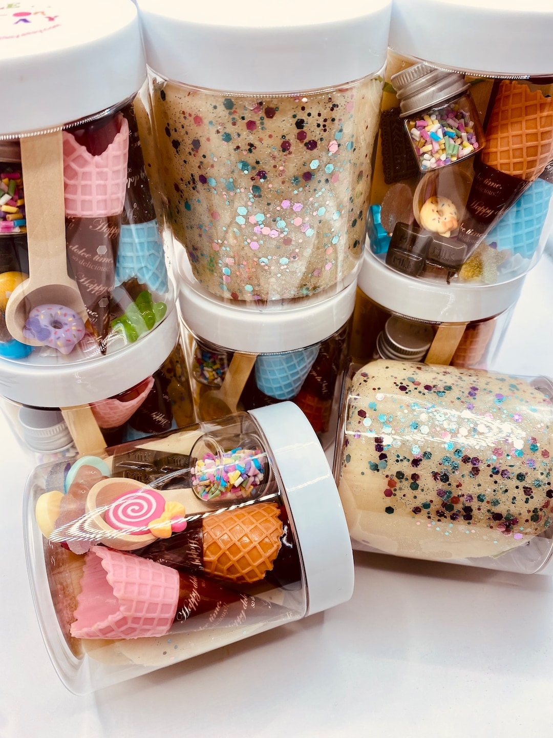 Ice Cream Play Dough Jar, Ice Cream Sensory Play, Ice Cream Playdoh