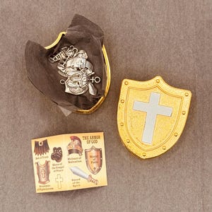 Armor of God Charms in Shield-Shaped Egg; Put on the Whole Armor of God; Armor of God Bible Lesson; Hands-On Bible-based Learning Kits bild 2