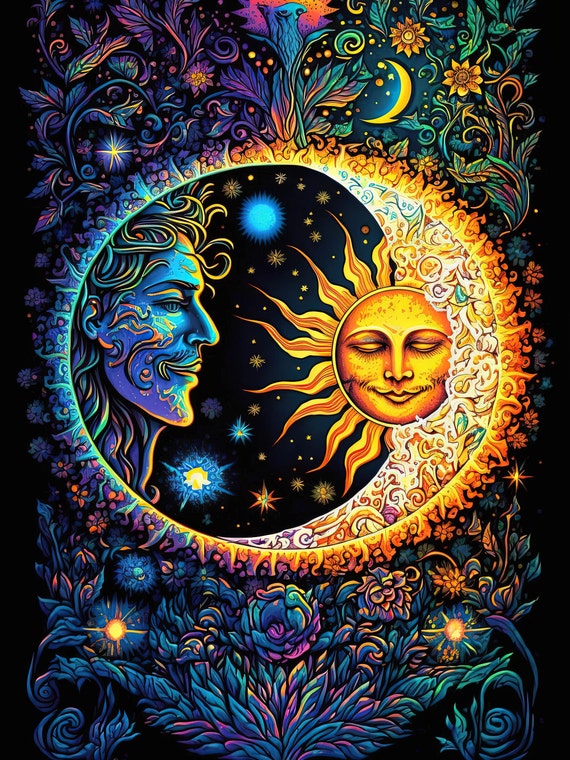 Sun - Moon - Stars - Digital Download Now! - Print Options
