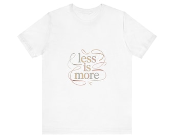 Minimalist Pastel T-Shirt: Less is More Unisex Soft Tee