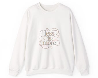 Minimalist Pastel Sweatshirt: Embroidered Cotton-Blend Crewneck