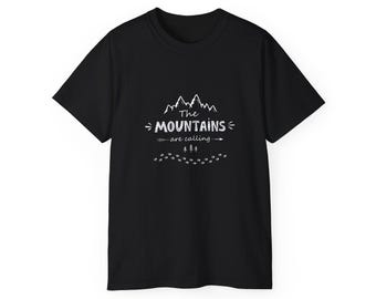 Mountain Nature Lover T-Shirt, Outdoor Adventure Tee, Hiking Shirt, Wanderlust Clothing, Gift for Nature Enthusiast