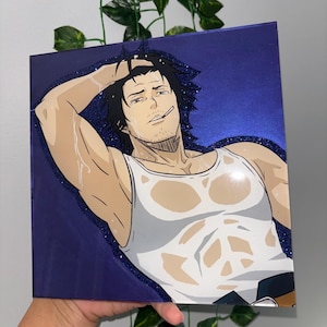 キャプテン・ヤム 8x8 レキシー ガラス絵画
