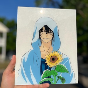 Pintura em plexiglass Sunflower Hak 8x10 | Yona| do |Amanhecer