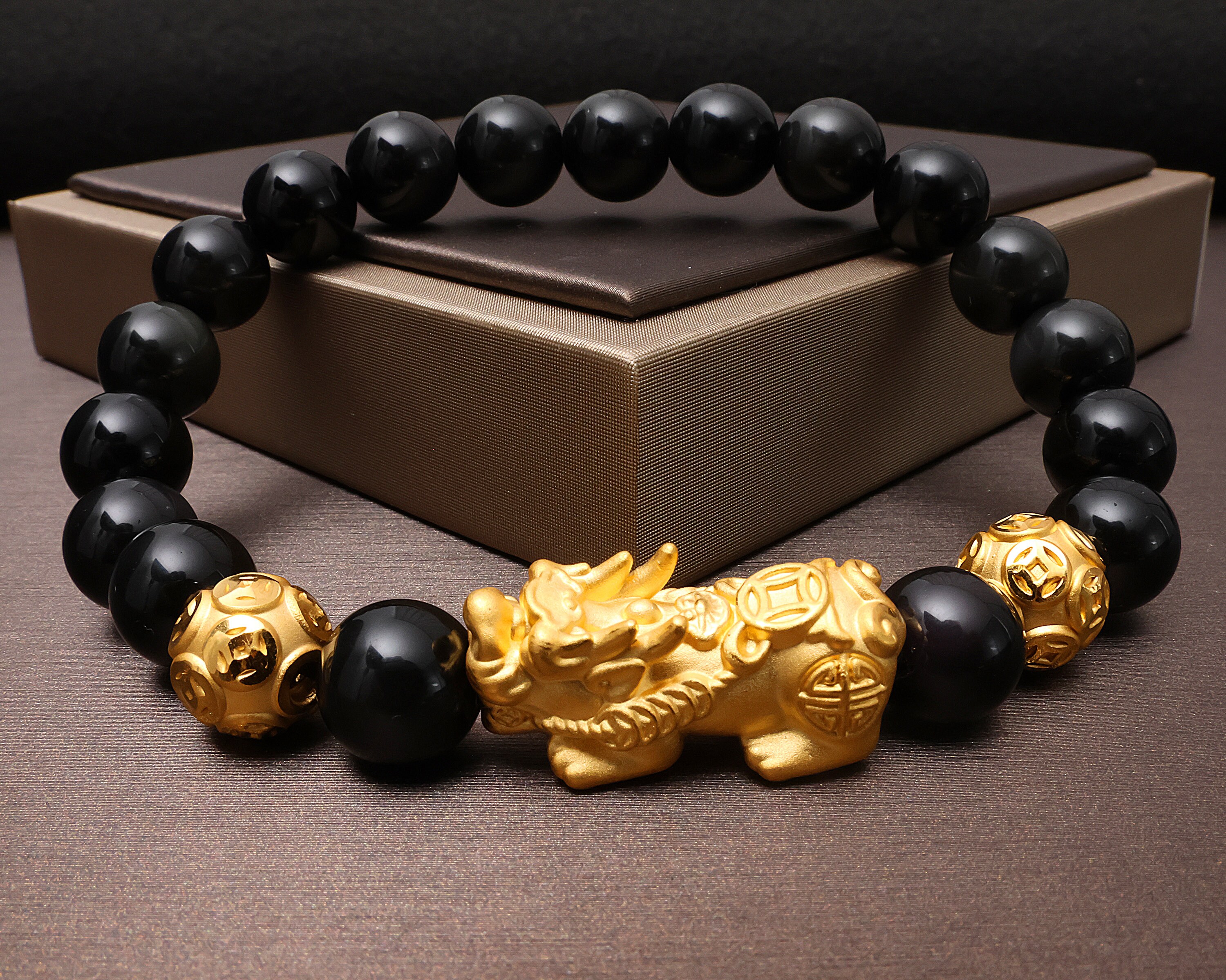 24 K Gold Piyao Bracelet - Etsy 24 K Gold Piyao Bracelet - Etsy