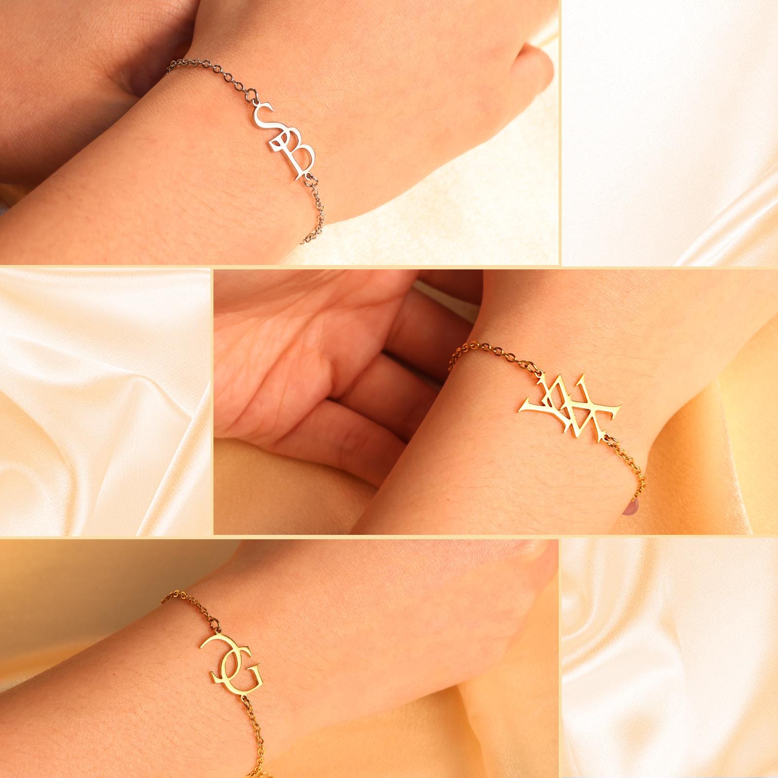FineryGal Alphabet Letter Bracelet For Women - Personalized Heart Infinity Bracelet, Gift For Mom, Sister, Friend - View #6