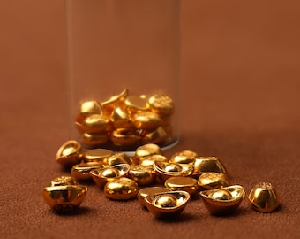24K 999 Pure Gold Grain, Investment Bead (1g), Glass Jar Storage