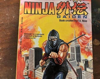 Ninja Gaiden by AL Singer created by FX Nine Worlds of Power #3 paperback book vintage