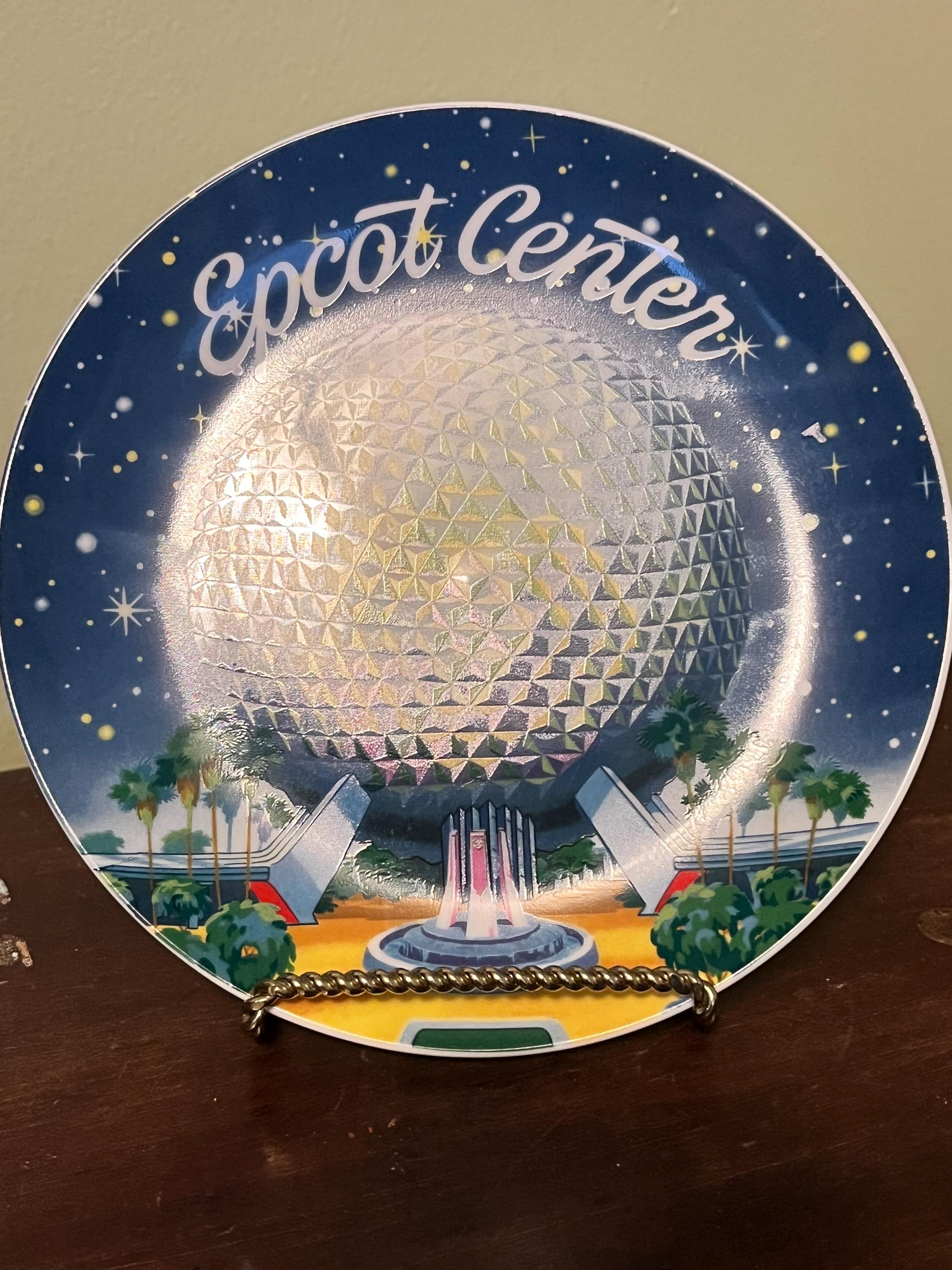 Disney's Epcot Center Decorative Plate - 1982 Made in Japan - Etsy