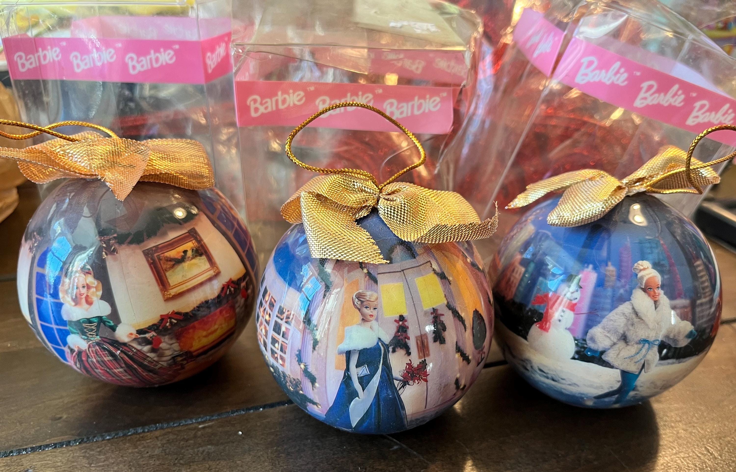 1997年バービークリスマスオーナメント3個セット - Etsy 日本