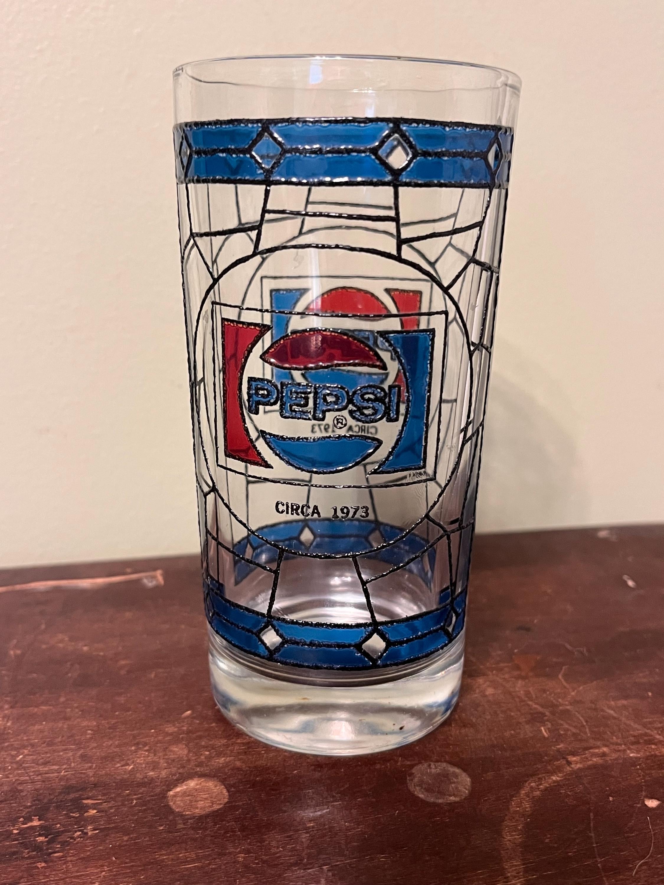 Old Pepsi Glass - Etsy