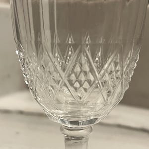 St. Louis Crystal massenet goblet - antique EAPG