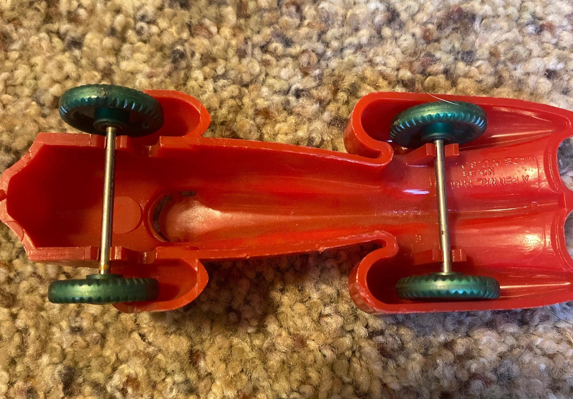 Vintage Renwal Speed King Plastic Race Car Toy - Etsy