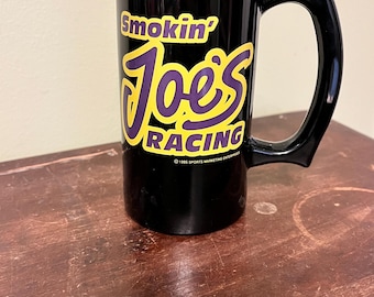 Camel Cigarettes 1995 Smokin' Joe's Racing ceramic tall coffee mug