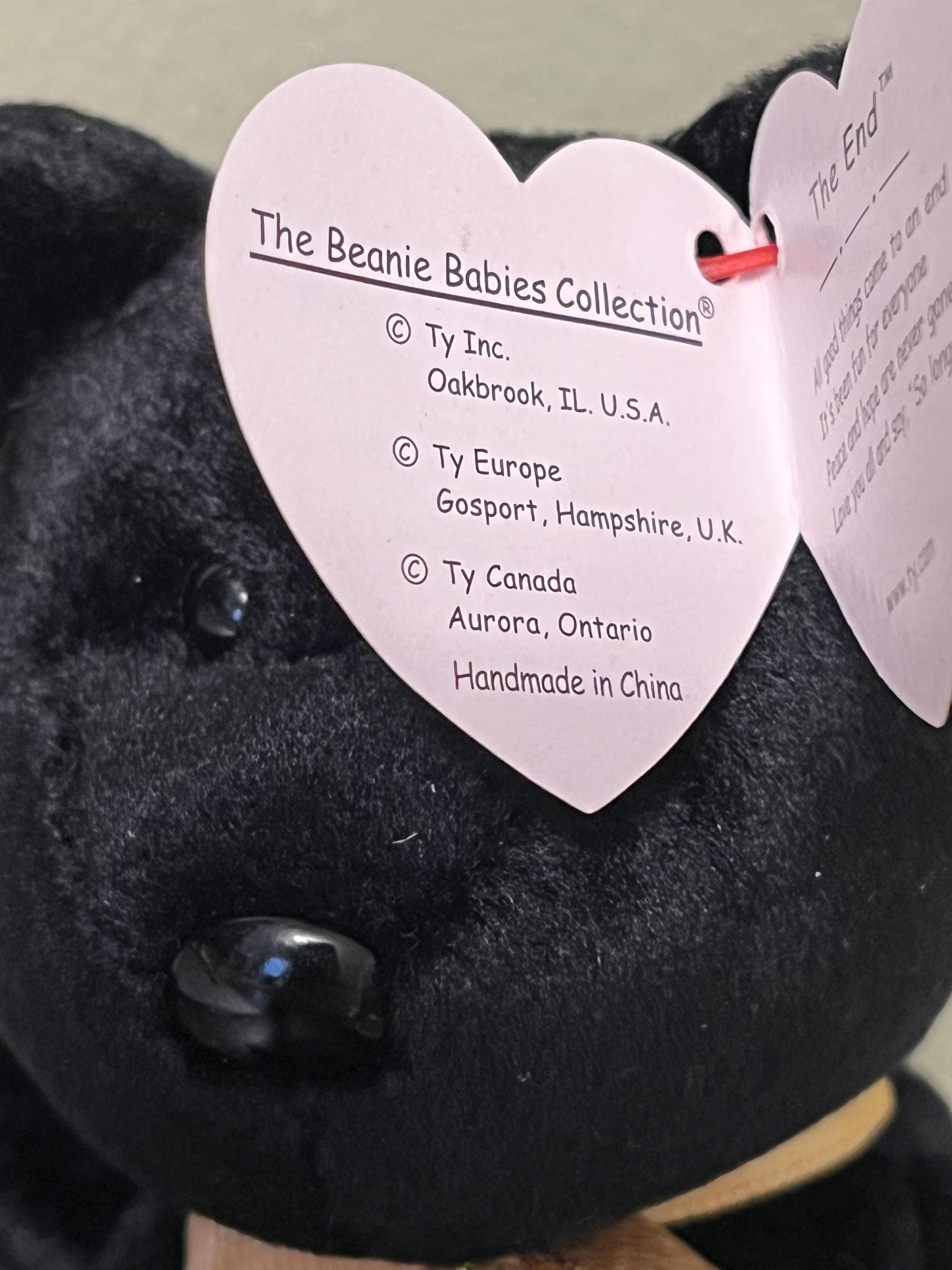 TY Beanie Baby the End Bear -1999 With Errors - Etsy