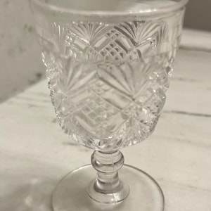 Champion pattern Goblet  by McKee and Brothers