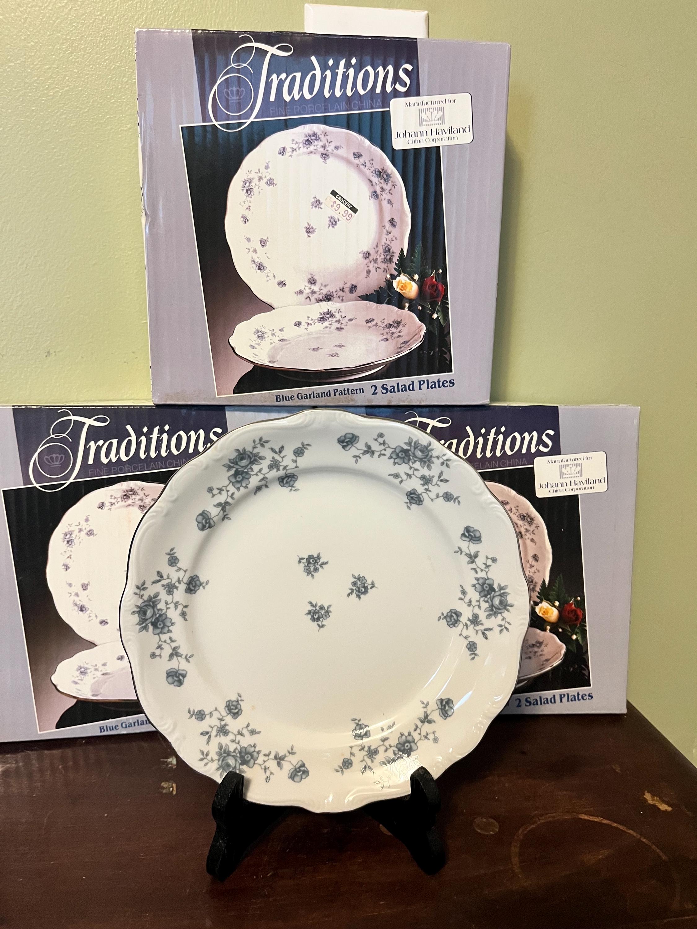 Johann Haviland Blue Garland China dinnerware choice of vintage serving  pieces